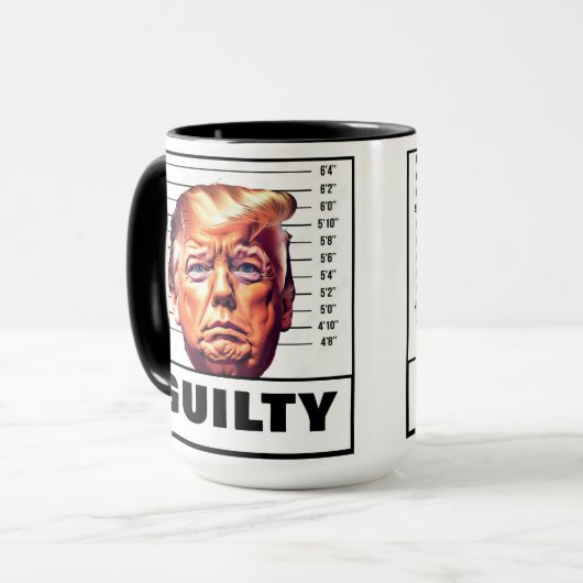 Funny Trump Guilty Mok (Voorkant links)