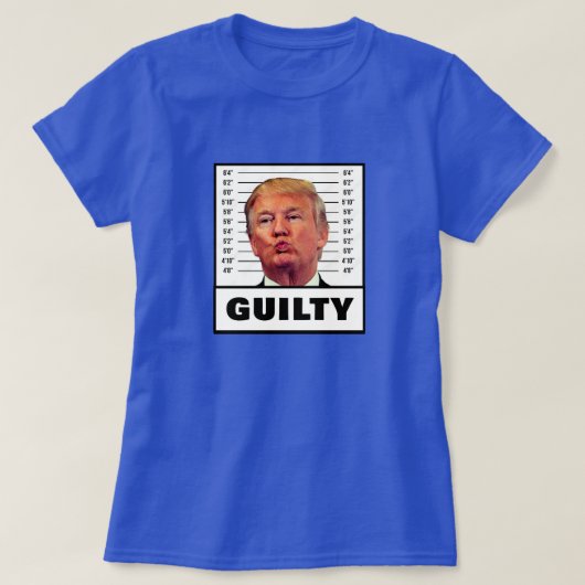 Funny Trump Guilty T-shirt (Design voorkant)