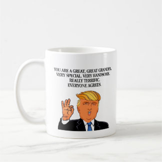 Funny Trump Happy Grandpa Day Birthday Coffee Mug Koffiemok