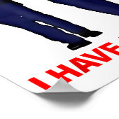 Funny Trump Lice Saying Quote Men Women  Poster (Hoek)