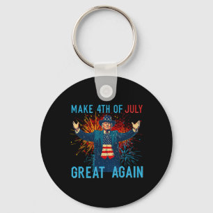 Funny Trump Maakt 4 juli weer geweldig Vuurwerk  Sleutelhanger