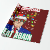 Funny Trump maakt kerst weer geweldig Cadeaupapier (Uitgerold)