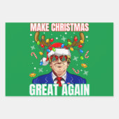 Funny Trump maakt kerst weer geweldig Inpakpapier Vel (Voorkant 3)