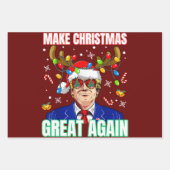 Funny Trump maakt kerst weer geweldig Inpakpapier Vel (Voorkant 2)