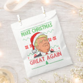 Funny Trump maakt kerst weer geweldig, lomp. Bedankzakje (Geknipt)