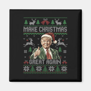 Funny Trump maakt kerst weer geweldig, lomp. Magneet