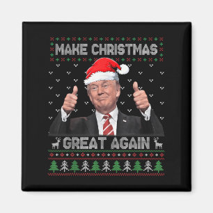 Funny Trump maakt kerst weer geweldig, lomp. Magneet