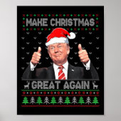 Funny Trump maakt kerst weer geweldig, lomp. Poster (Voorkant)