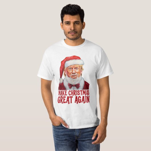 Funny Trump maakt kerst weer geweldig T-shirt (Voorkant volledig)