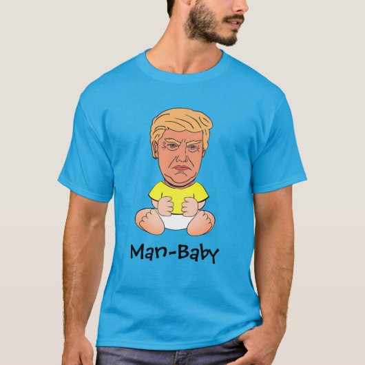 Funny Trump "Man-baby" T-shirt (Voorkant)