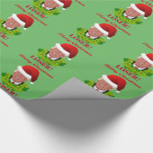 Funny Trump "Merry KerstLoser" Cadeaupapier (Hoek)