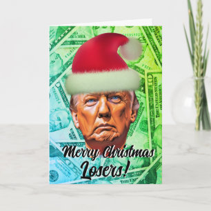 Funny Trump "Merry KerstLoser" Feestdagen Kaart