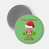 Funny Trump "Merry KerstLoser" Magneet (Voorkant / Achterkant)