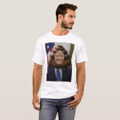 Funny Trump Poop Emoji Head T-shirt (Voorkant volledig)