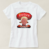Funny Trump "POTUS Loco" paddenstoel Cloud