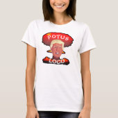 Funny Trump "POTUS Loco" paddenstoel Cloud T-shirt (Voorkant)