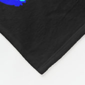 Funny Trump Psychedelic Edm Trippy Vaporwave Techn Fleece Deken (Hoek)