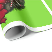 Funny Trump Pucker "kerstkussen" Cadeaupapier (Rol Hoek)