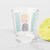 FUNNY TRUMP SHOT GLASS GLASSEN SHOT GLAS (Achterkant)