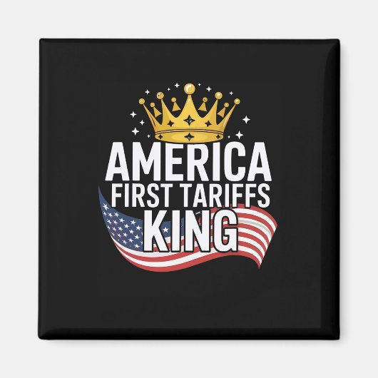 Funny Trump Tariffs Work Stock Market Pump Tariff Magneet (Voorkant)