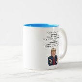 Funny Trump Terrific Grandpa Mok Coffee Cup (Voorkant rechts)