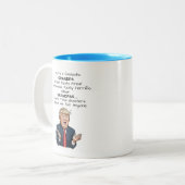 Funny Trump Terrific Grandpa Mok Coffee Cup (Voorkant links)