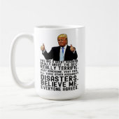 Funny Trump Vaderdag Gift for Husband Koffiemok (Links)