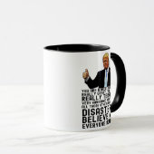 Funny Trump Vaderdag Gift for Husband Mok (Voorkant rechts)