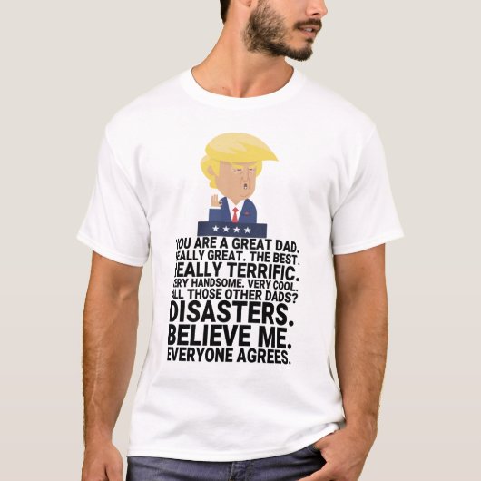Funny Trump Vaderdag T-shirt (Voorkant)