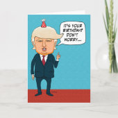 Funny Trump Won't Deport Old People Birthday Kaart (Voorkant)