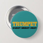 Funny Trumpet Button (Voorkant /achterkant)