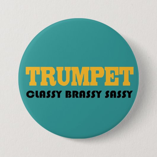 Funny Trumpet Button (Voorkant)