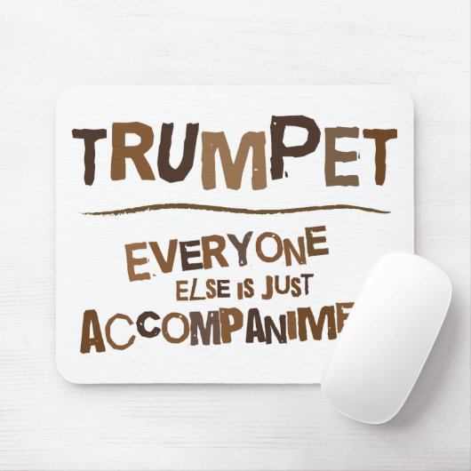 Funny Trumpet Gift Muismat (Met muis)