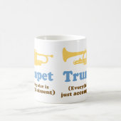 Funny Trumpet Joke Koffiemok (Center)