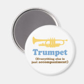 Funny Trumpet Joke Magneet (Voorkant / Achterkant)
