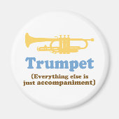 Funny Trumpet Joke Magneet (Voorkant)