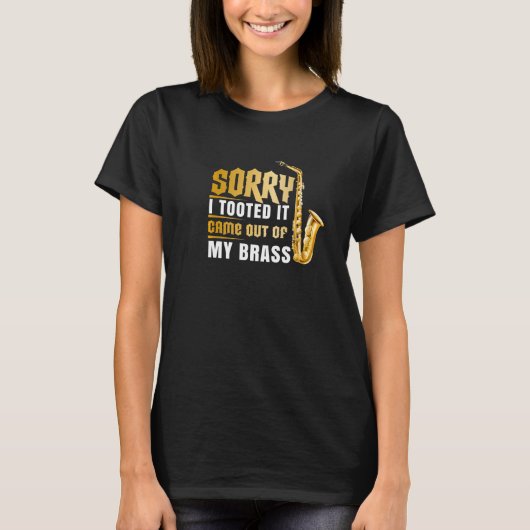 Funny Trumpet trombone Graphic Design Music instru T-shirt (Voorkant)