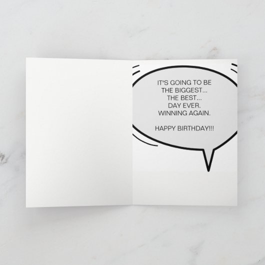 Funny Trumpisms Birthday Kaart (Binnen)