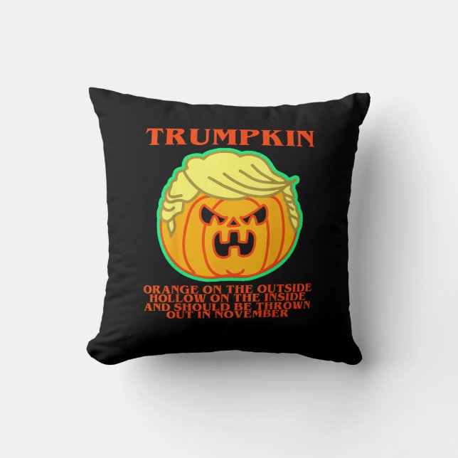 Funny Trumpkin Kussen (Voorkant)