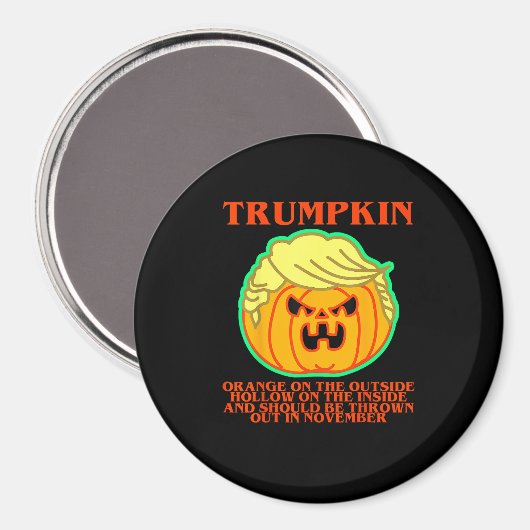 Funny Trumpkin Magneet (Voorkant / Achterkant)