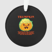 Funny Trumpkin Ornament (voorkant)