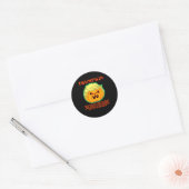 Funny Trumpkin Ronde Sticker (Envelop)