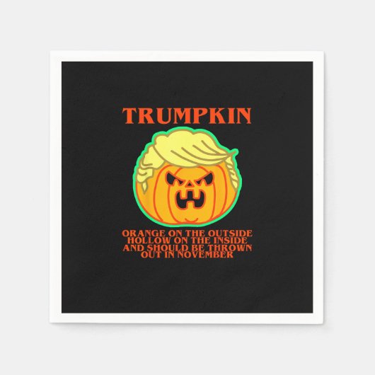 Funny Trumpkin Servet (Voorkant)