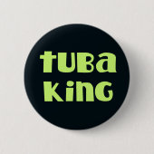 Funny Tuba King Button (Voorkant)