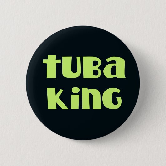 Funny Tuba King Button (Voorkant)