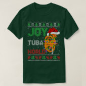 Funny Tuba Music Lover Ulgy Joy Tuba World Christm T-shirt (Design voorkant)