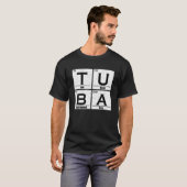 Funny Tuba Periodic Table Gift Tuba Player T-shirt (Voorkant volledig)