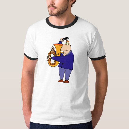 Funny Tuba Player Music Gift T-shirt (Voorkant)