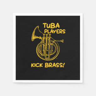 Funny Tuba speelt Kick Brass Musician Music Inster Servet