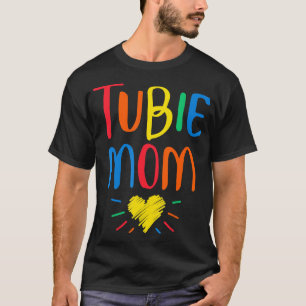 Funny Tubie Mam voedt Tube Awareness Gastrostoma T-shirt